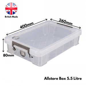 Allstore Plastic Storage Box Size 16 (5.5 Litre)